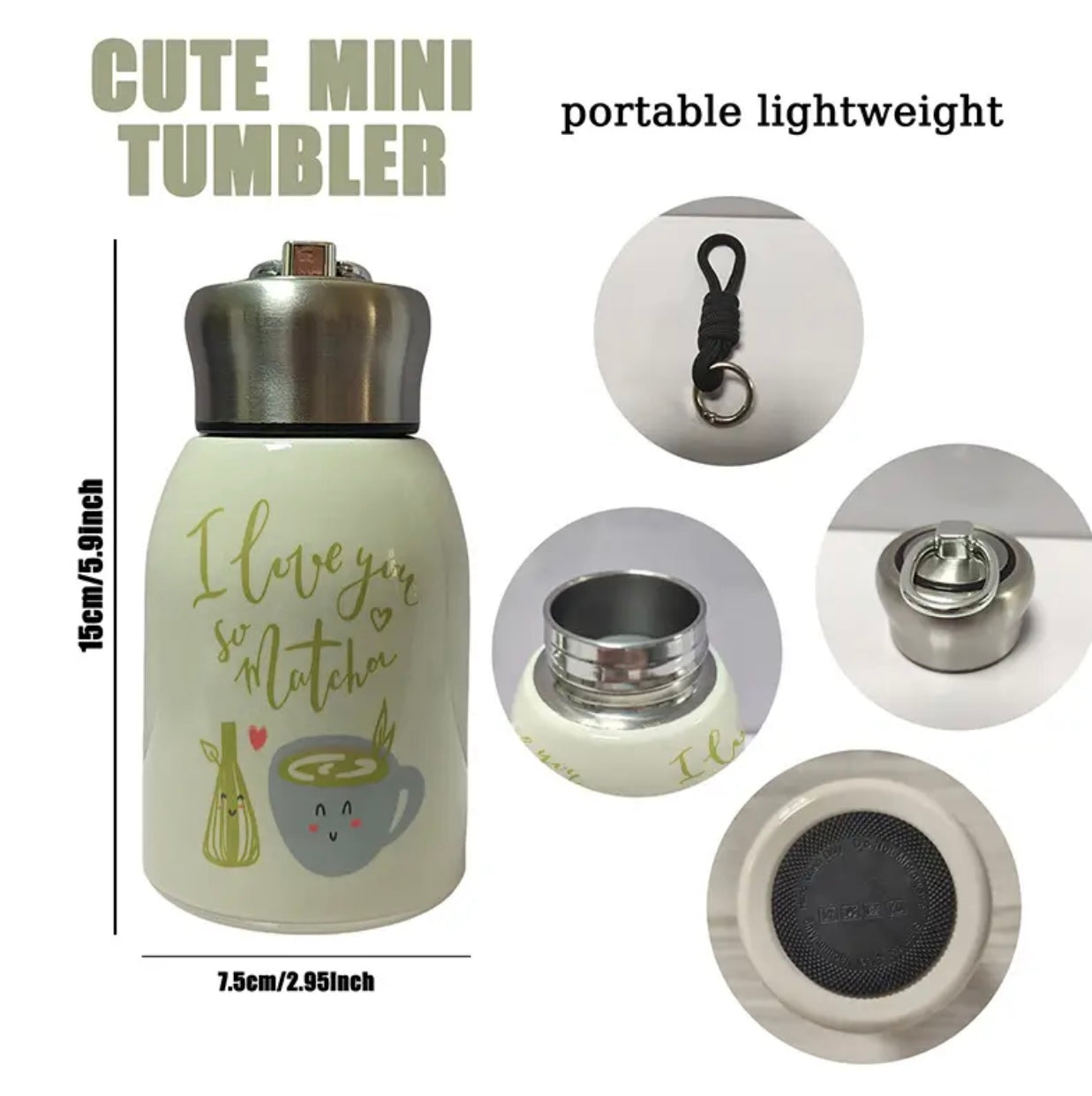 BOTELLA TÉRMICA MATCHA